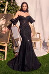 Prom Dresses Long Mermaid Formal Prom Dress Black