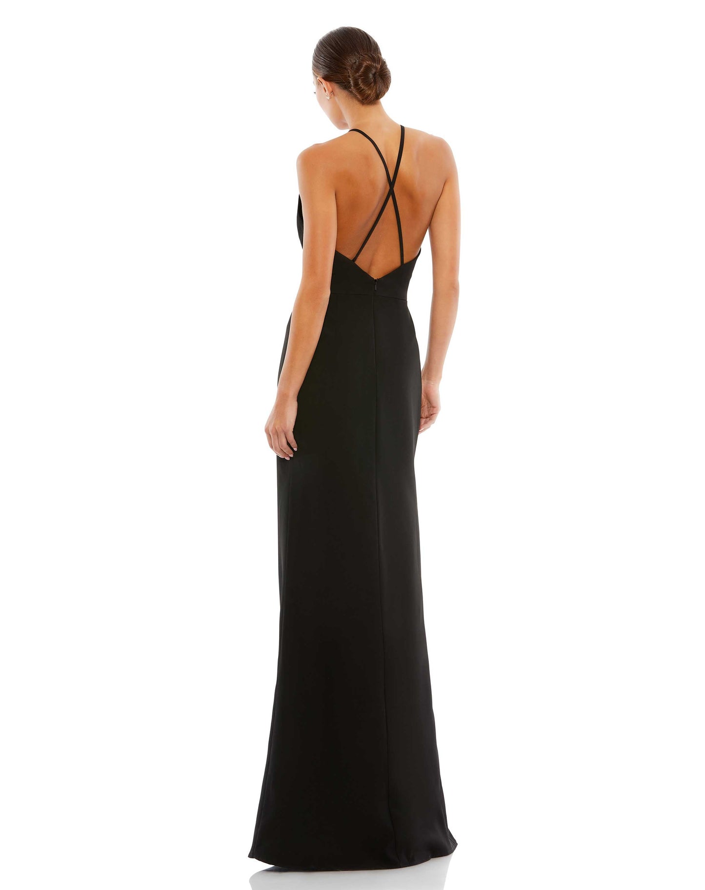 Prom Dresses Prom Long Formal Criss Cross Back Gown Black