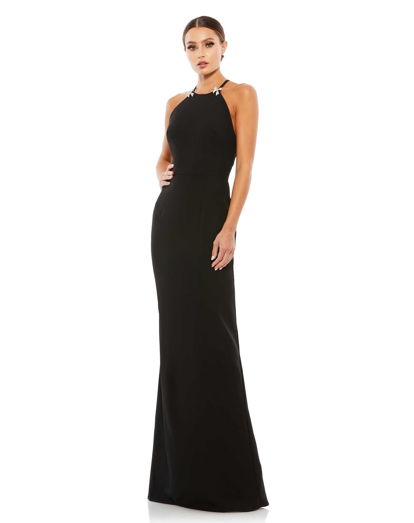 Prom Dresses Prom Long Formal Criss Cross Back Gown Black
