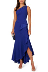 Prom Dresses Prom Ruffle Long Formal Beaded Dress Royal Sapphire