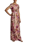 Formal Dresses Long Formal Floral Print Evening Dress Blush Multi