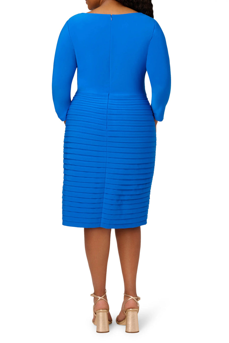 Plus Size Dresses Plus Size Short Fitted Cocktail Dress  Cool Cobalt