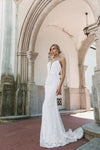 Wedding Dresses Long Sequin Wedding Dress White/White