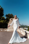 Wedding Dresses Long Mermaid Wedding Dress White
