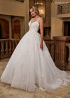 Wedding Dresses Long Beaded Ball Gown Lace Wedding Dress Ivory Nude