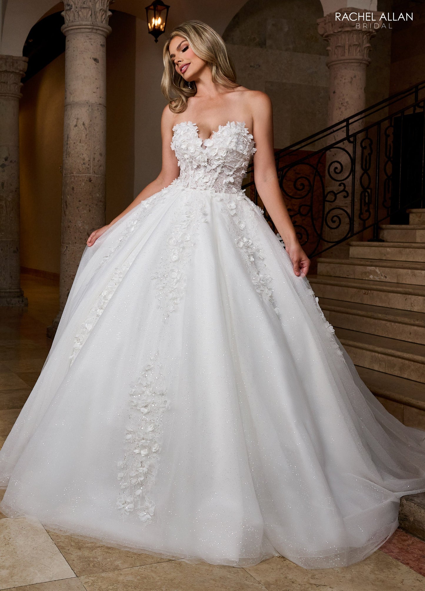 Wedding Dresses Bridal Long Ball Gown Beaded Wedding Dress Ivory
