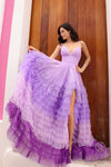 Prom Dresses Long Prom Ombre Dress Purple Ombre