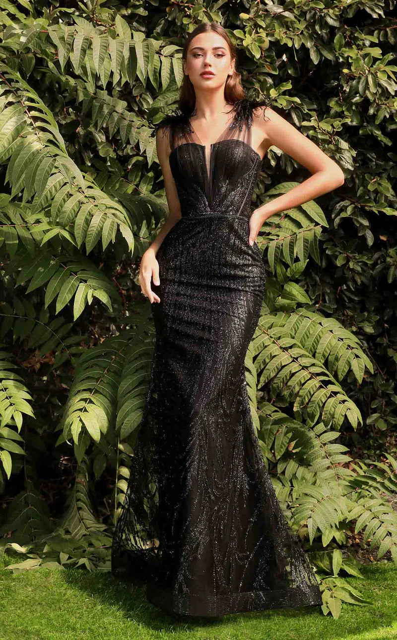 فستان LaDivine CB087 الرسمي الطويل بدون أكمام لحفلات التخرج