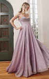 فستان سهرة طويل لامع من LaDivine CD252