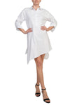 Cocktail Dresses Short Cocktail Shirt Dress Bright White