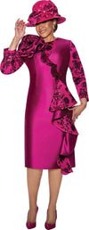 Cocktail Dresses Formal Long Sleeve Cocktail Dress Magenta