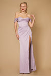 Formal Dresses Long Formal Corset Satin Evening Dress Lilac
