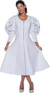 Plus Size Dresses Plus Size Long Sleeve Formal Dress White
