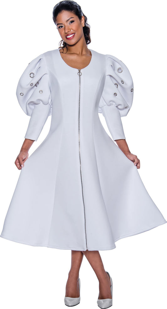 Plus Size Dresses Plus Size Long Sleeve Formal Dress White