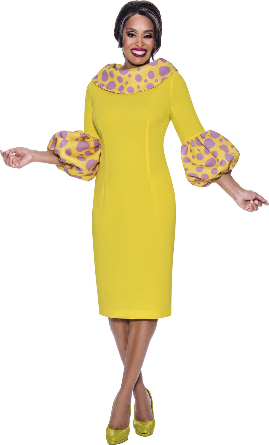 فستان كوكتيل متوسط الطول من Divine Apparel DN12151 لأم العروس