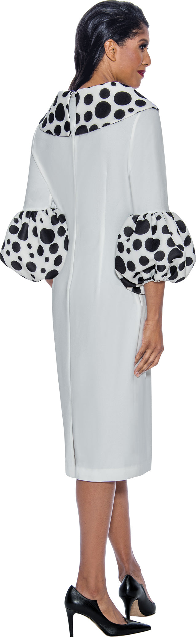 فستان كوكتيل متوسط الطول من Divine Apparel DN12151 لأم العروس