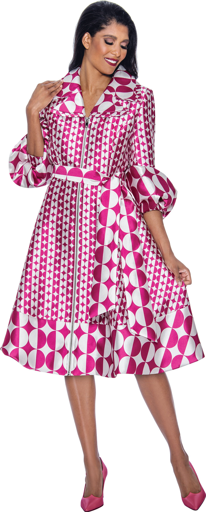 فستان كوكتيل متوسط الطول لأم العروس من Divine Apparel DN12301