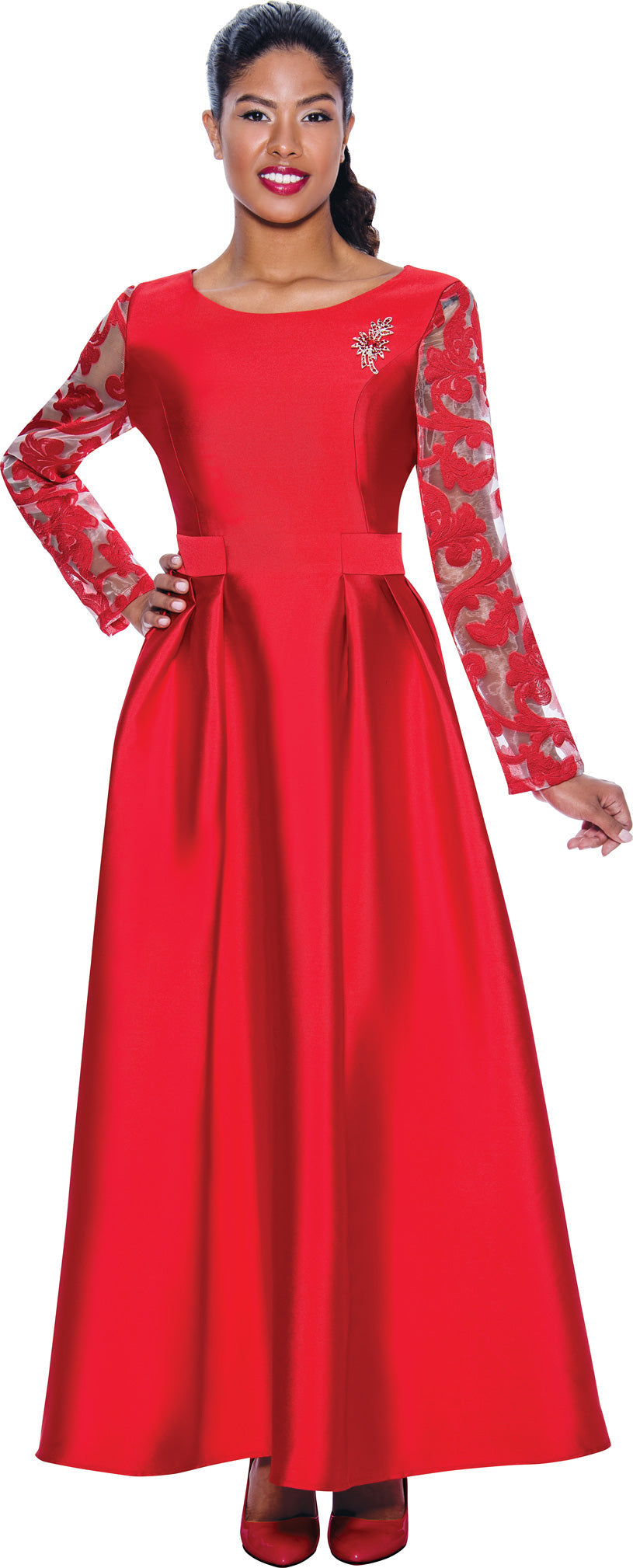 Plus Size Dresses Long Formal A Line Dress Red