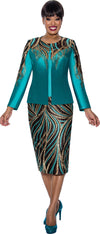 Cocktail Dresses Skirt Suit Short Dress Turquoise/Multi