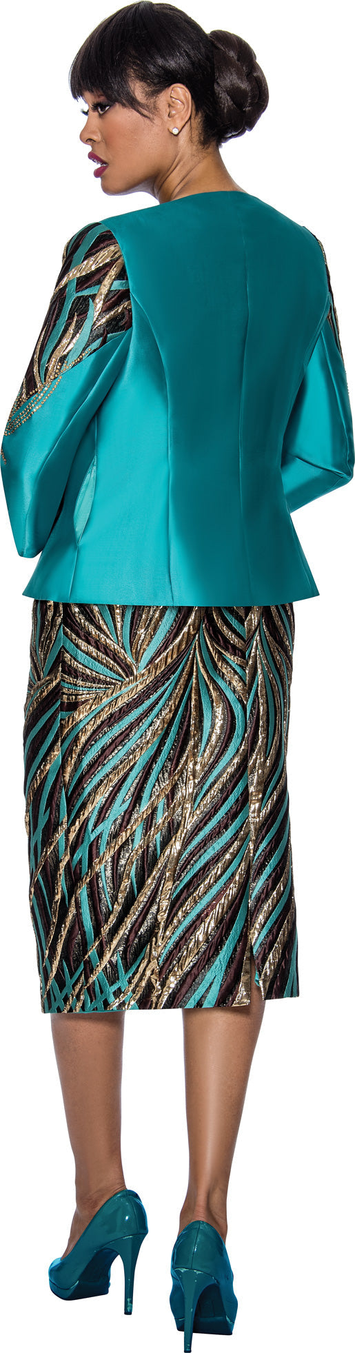 Cocktail Dresses Skirt Suit Short Dress Turquoise/Multi