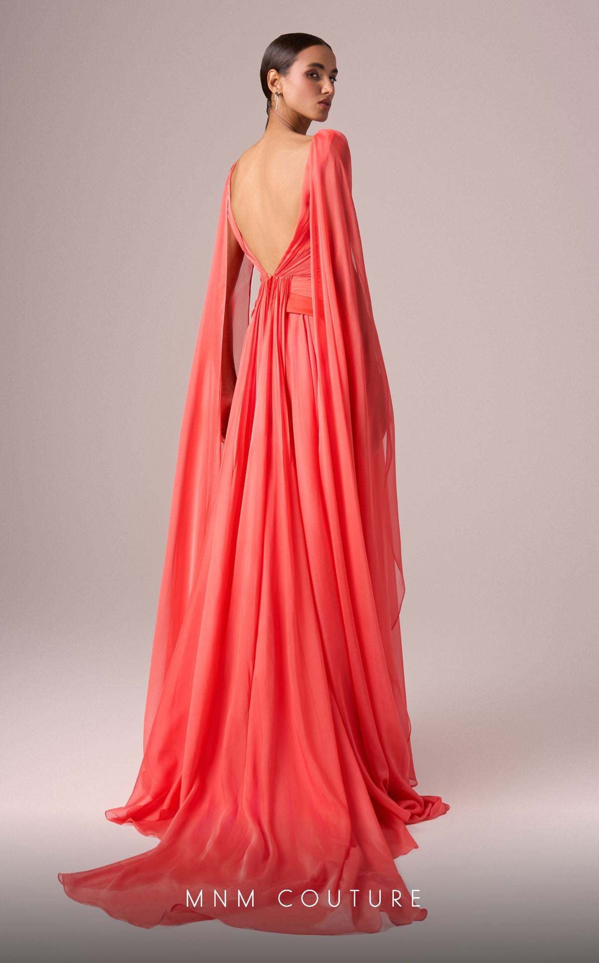 Formal Dresses A Line Long Formal Evening Dress Coral
