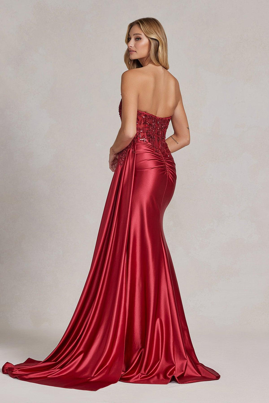 Nox Anabel E1174 Long Strapless Sexy Prom Dress