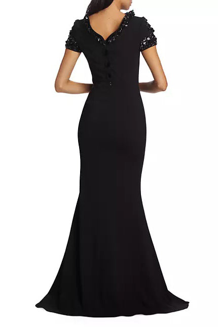 Formal Dresses Fitted Formal Long Dress Black