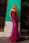 Prom Dresses Long Sequin Formal Prom Dress Magenta