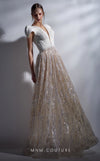 Formal Dresses A Line Long Formal Beaded Sequin Evening Dress Gold