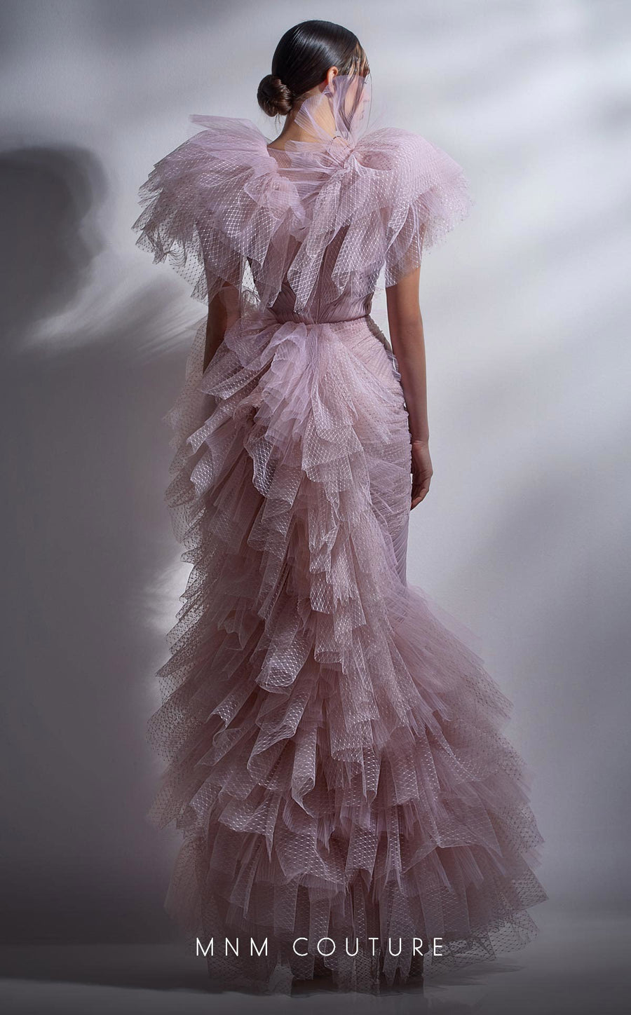 Formal Dresses Long Mermaid Ruffle Formal Evening Dress Pink