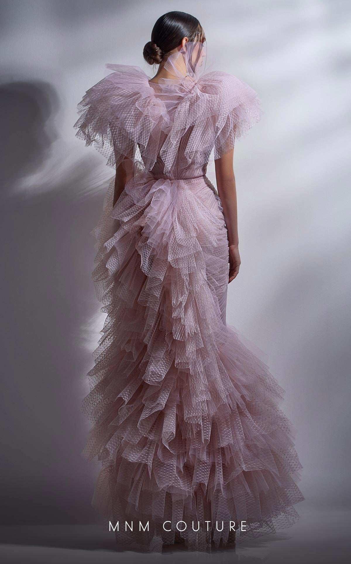 Formal Dresses Long Mermaid Ruffle Formal Evening Dress Pink