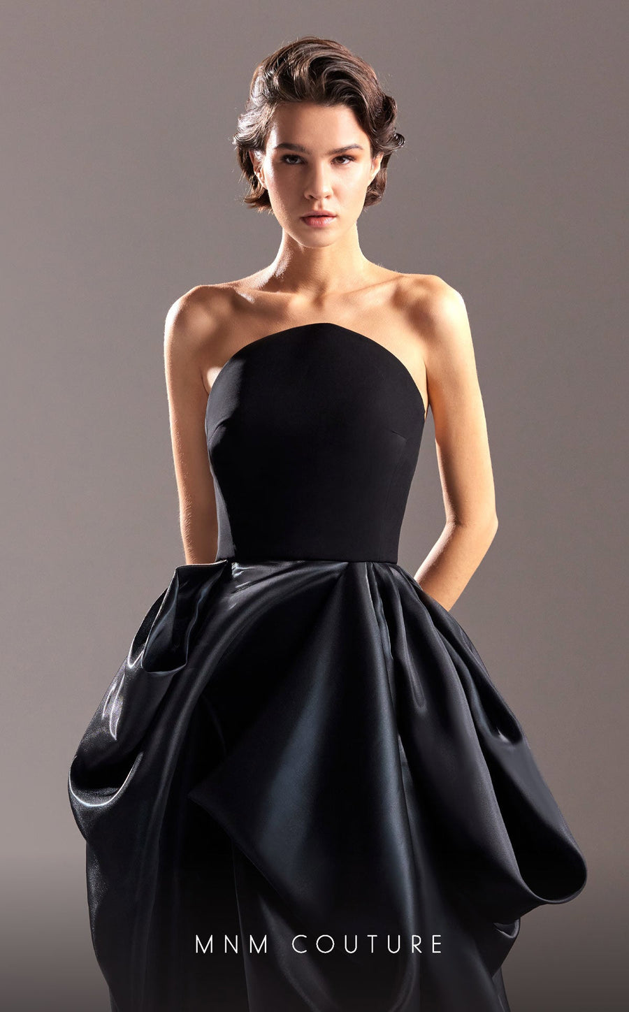 Prom Dresses Long Formal Fitted Slit Prom Dress Black
