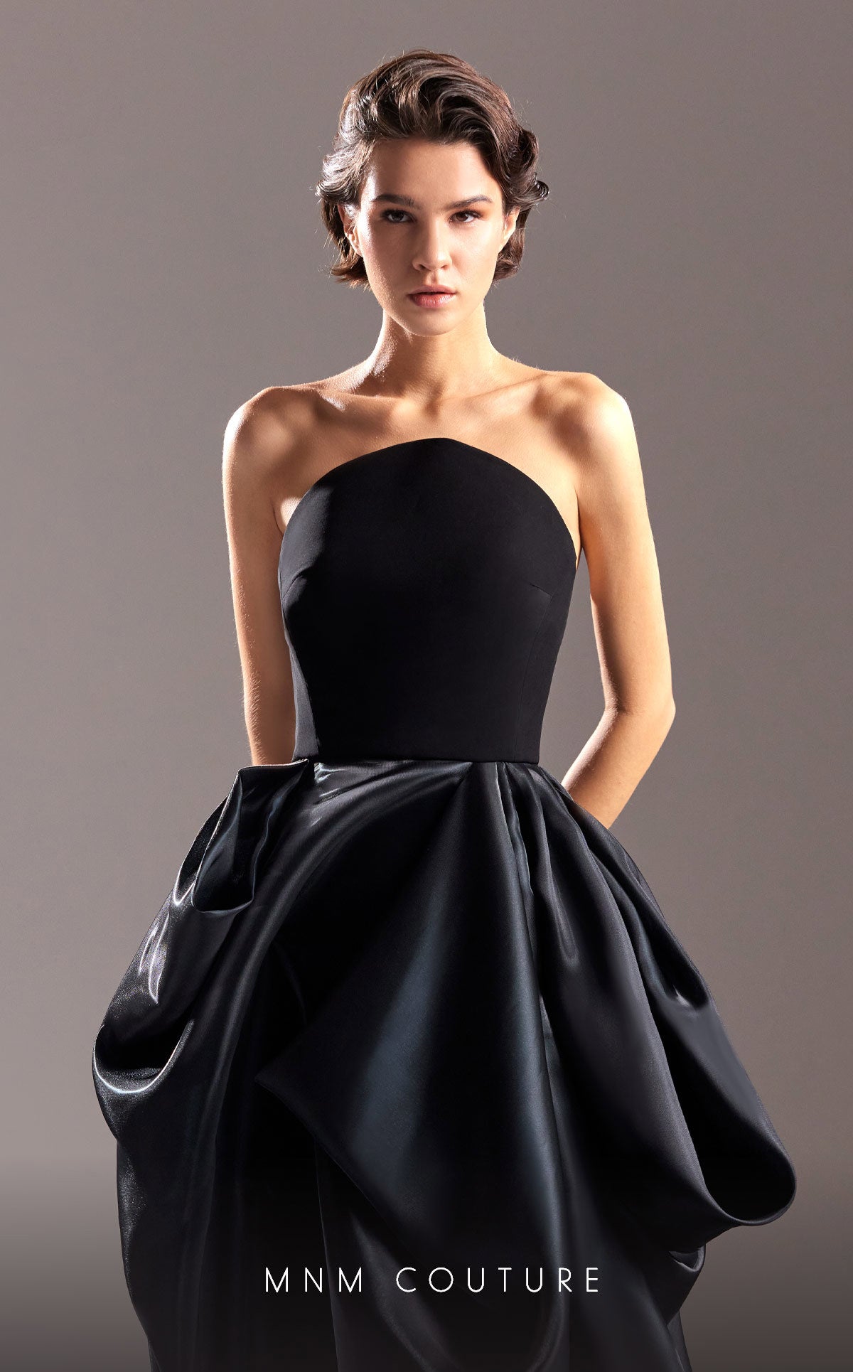 Prom Dresses Long Formal Fitted Slit Prom Dress Black