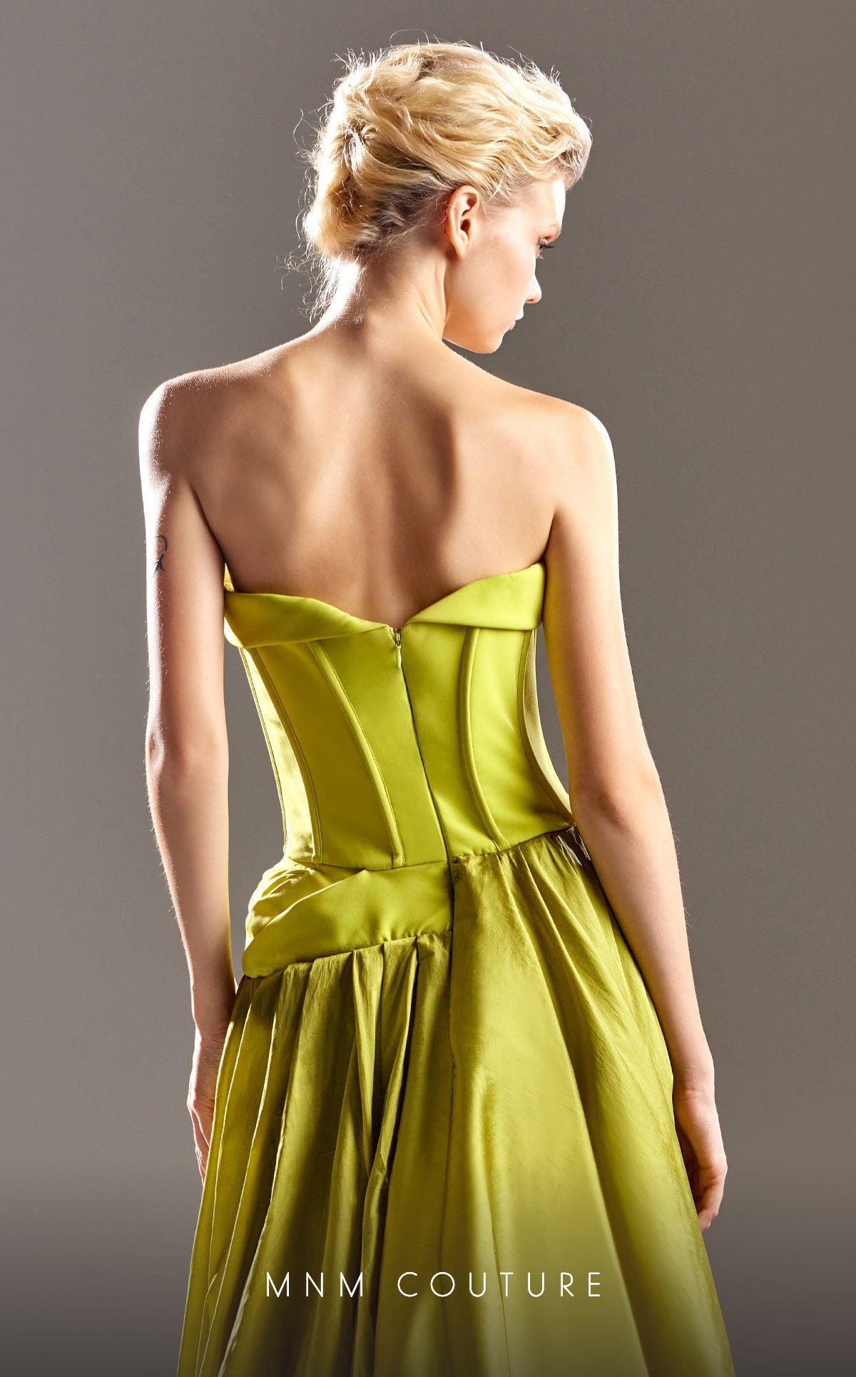 Formal Dresses Overskirt Long Formal Fitted Evening Dress Lime