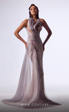Formal Dresses Pleated Long Formal Overskirt Fitted Dress Silver