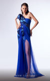 Prom Dresses Fited Long Mermaid Formal Metallic Prom Dress Blue