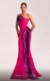 Formal Dresses Long Mermaid Metallic Formal Prom Dress Fuchsia