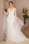 Wedding Dresses Long Spaghetti Strap Wedding Dress Ivory