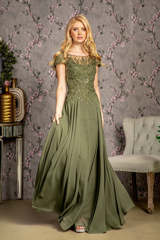 Mother of the Bride Dresses A line Long Mother of the Bride Dress Olive