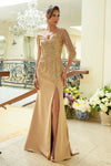 Mother of the Bride Dresses Formal Long Mother of the Bride Dress Champagne