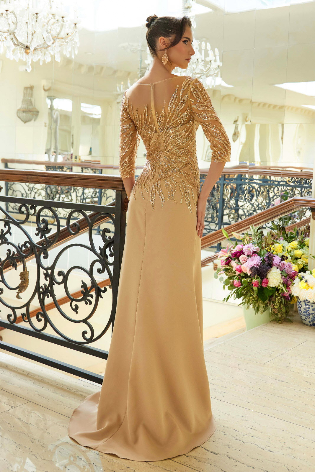 Mother of the Bride Dresses Formal Long Mother of the Bride Dress Champagne