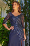 Mother of the Bride Dresses Formal Long Mother of the Bride Dress Navy