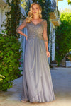 Mother of the Bride Dresses Mother of the Bride Long Sequin A Line Formal Dress Charcoal