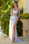 Prom Dresses Prom Long Formal Glitter Sequin Dress Silver