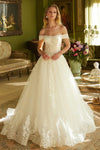 Wedding Dresses Bridal Gown A Line Long Sequin Wedding Dress Off White