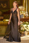 Prom Dresses Long Fitted Sequin Formal Prom Dress Black