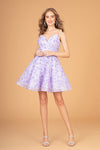 Cocktail Dresses Homecoming Babydoll Short Dress Lilac