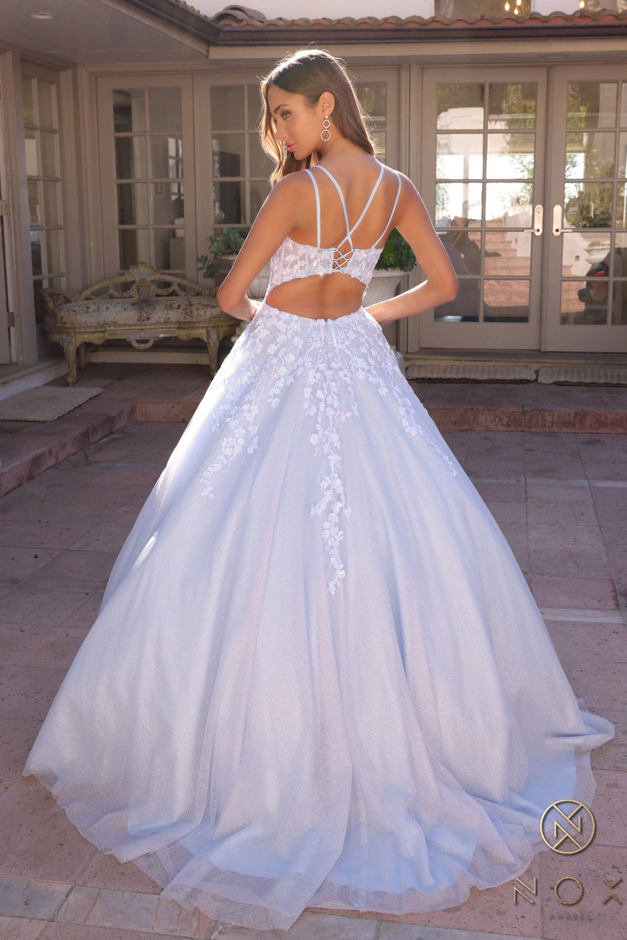 Prom Dresses Long Formal Prom Ball Gown Bahama Blue