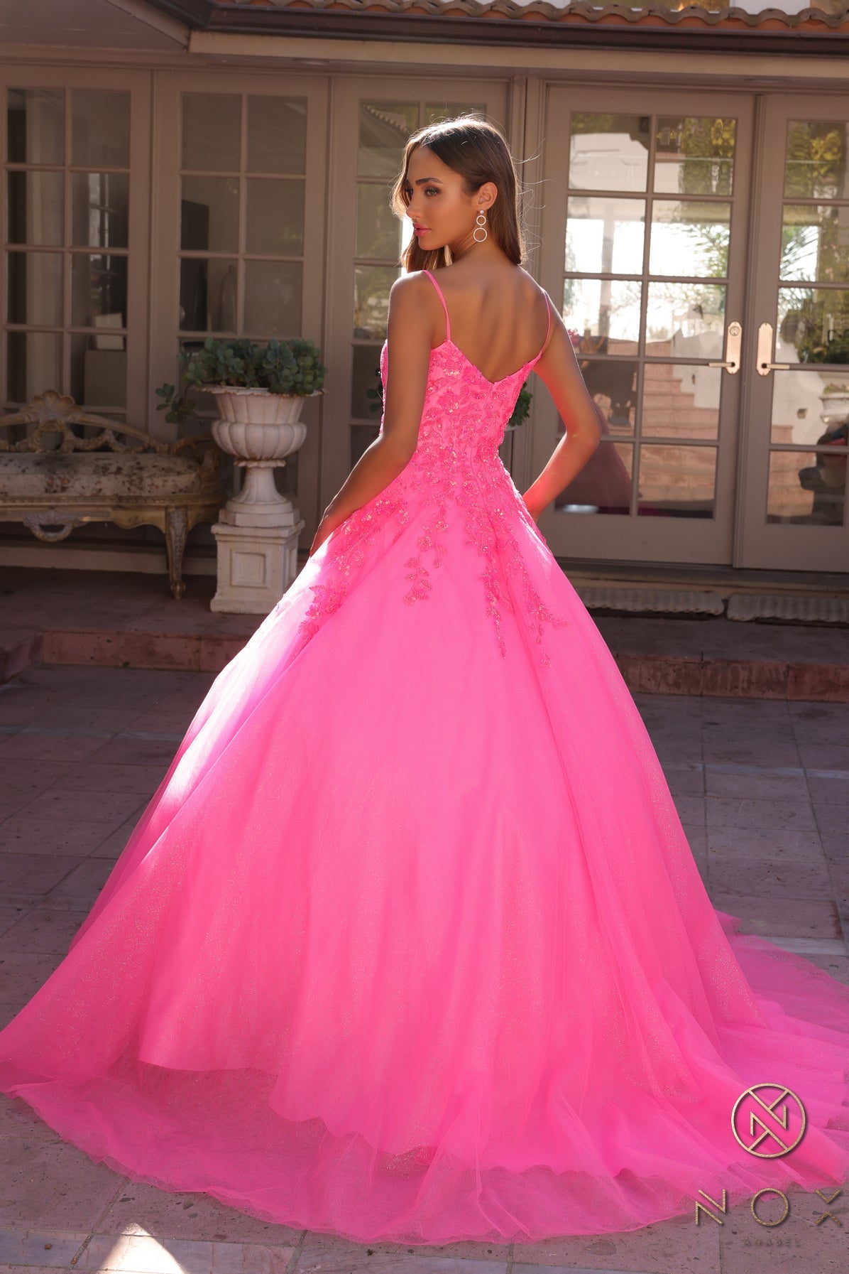 Prom Dresses Formal Long Prom Ballgown Hot Pink