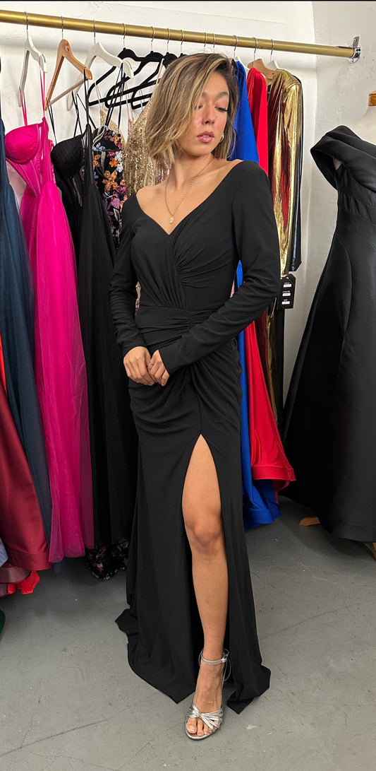 بيع فستان رسمي بأكمام طويلة